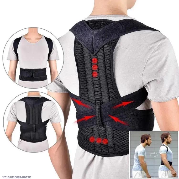 Posture Corrector Belt Black Breathable Lightweight