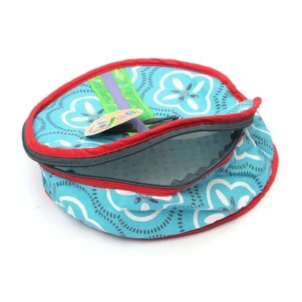 Cotton Zipper Roti Cover 25×25cm Multicolor