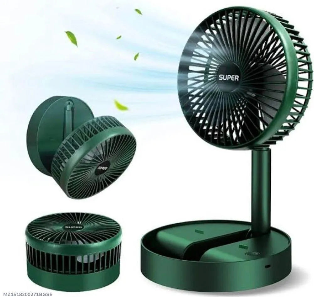 Rechargeable Foldable Fan for Home Office