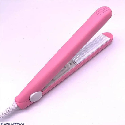 Pink Mini Hair crimper for Crimped Hair Travel