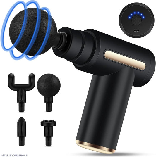 Relief Muscle Tension Massage Gun black ABS