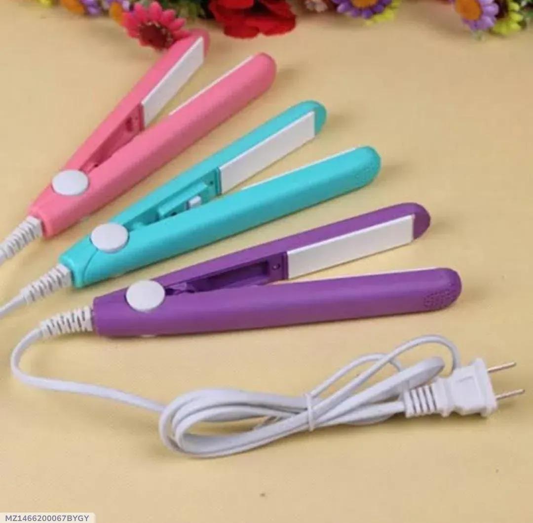 Mini Hair Straightener pink blue Fast Drying