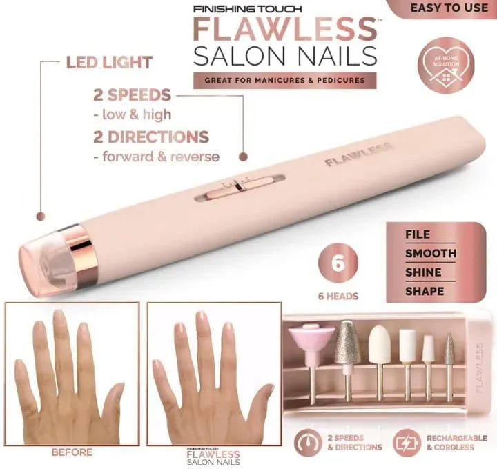 Nail clipper & Kit for Home Use With Buffers and Polisher