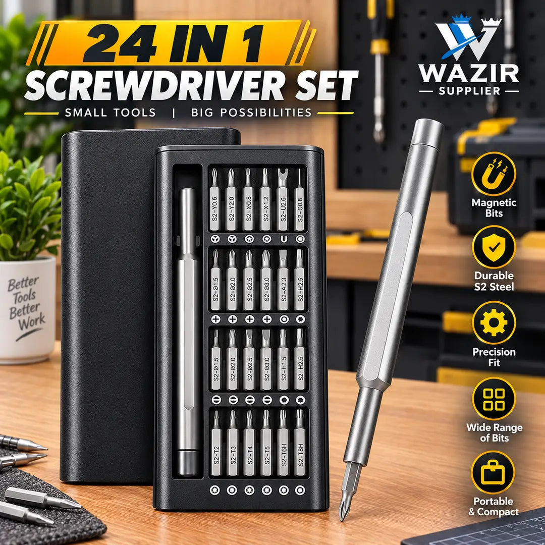 24 in 1 magnetic precision screwdriver set