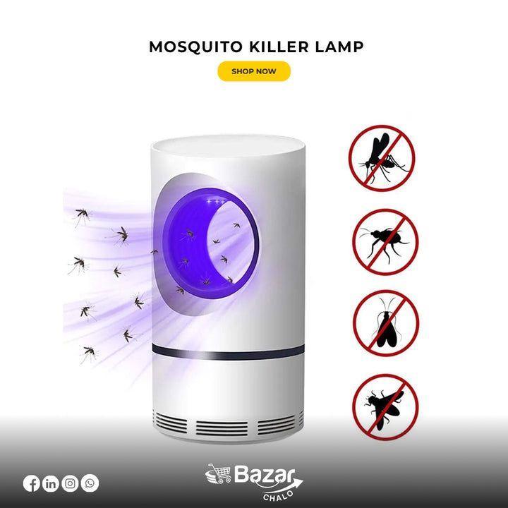 USB Rechargeable Mosquito Killer Lamp White 27×13cm ABS