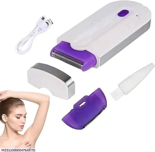 Rechargeable Hair Shaver purple ABS Women Sensitive Skin