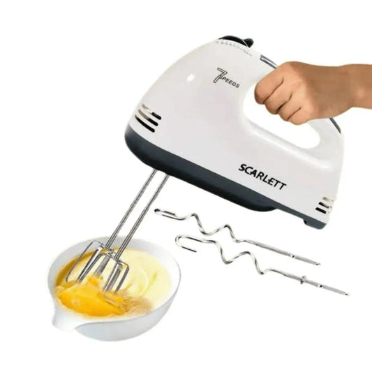 Electric Egg Beater 7 Speed 180W White