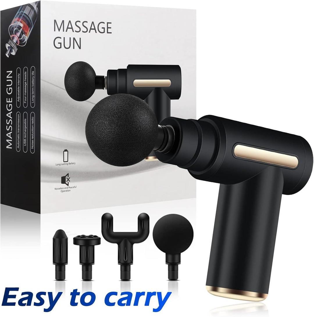 Relief Muscle Tension Massage Gun black ABS