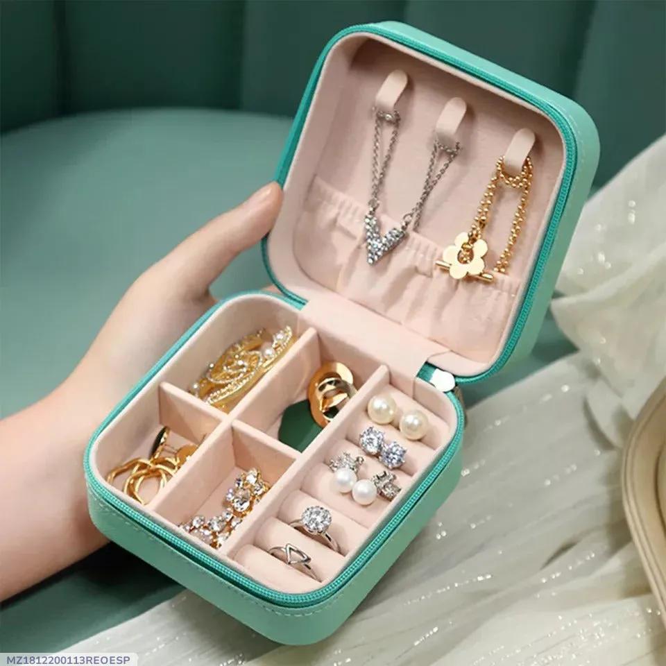 Jewelry Box For Women Mint Green Storage Set