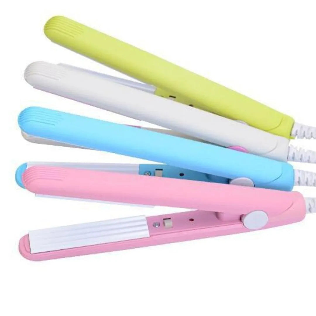 Pink Mini Hair crimper for Crimped Hair Travel