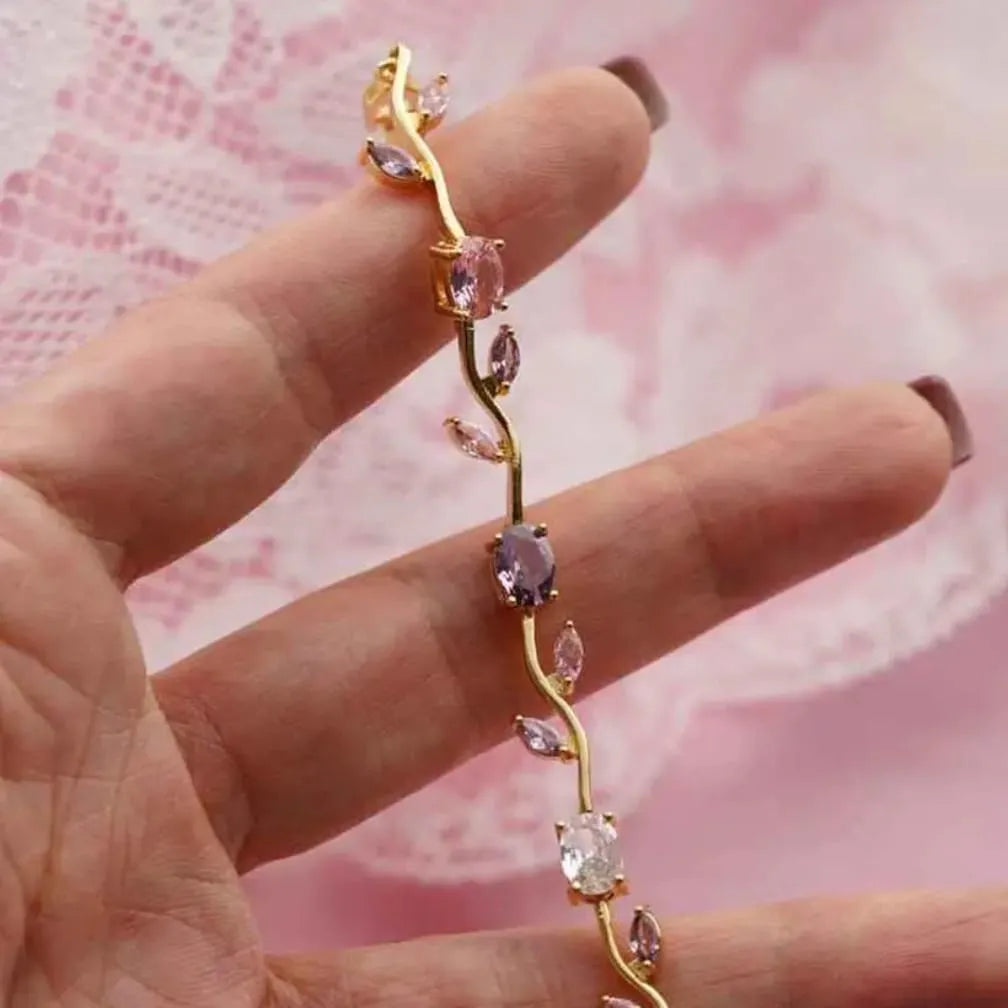 Elegant Stainless Steel Tulip Trending Bracelet