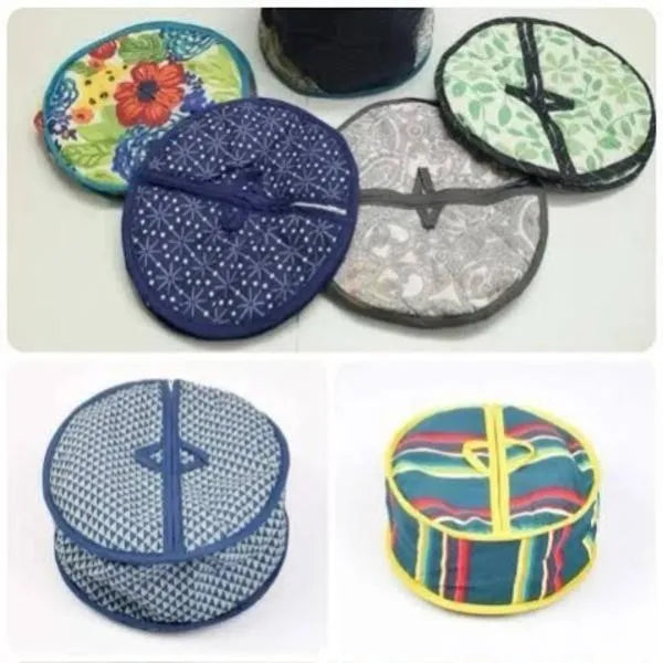 Cotton Zipper Roti Cover 25×25cm Multicolor