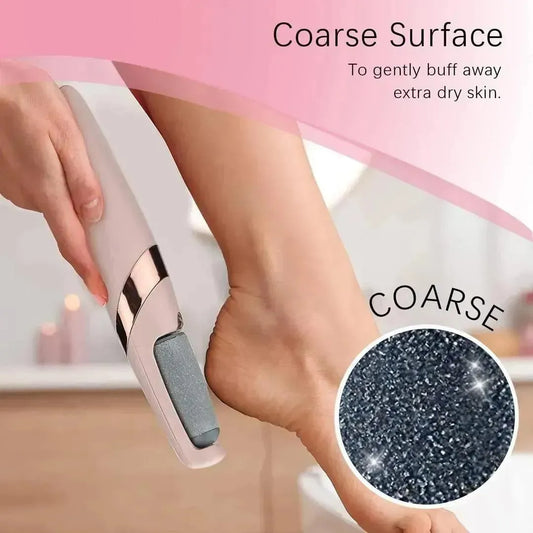 Rechargeable Foot pedicure Machine with coarse Exfoliating Surface