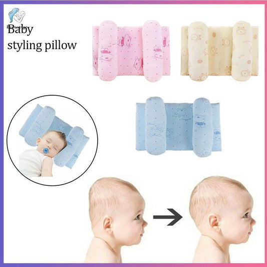 Baby Neck Pillow Cotton Bear Print Multicolor 27×17cm